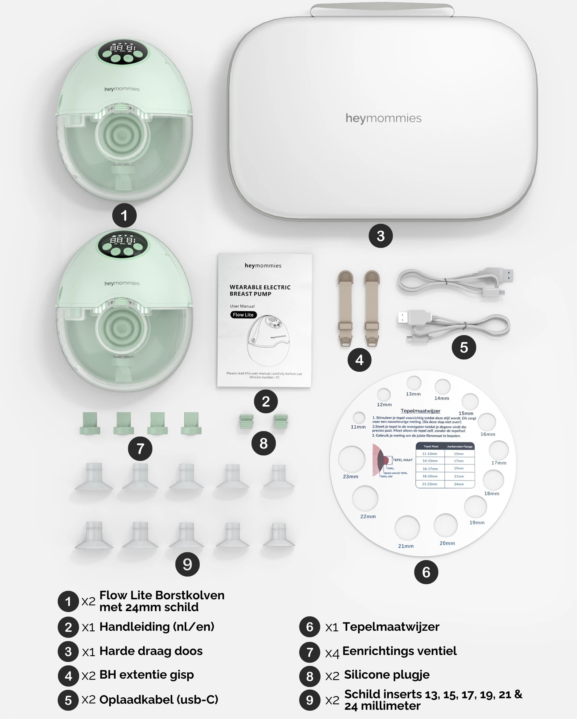 Wearable Breastpump - Heymommies Flow Lite