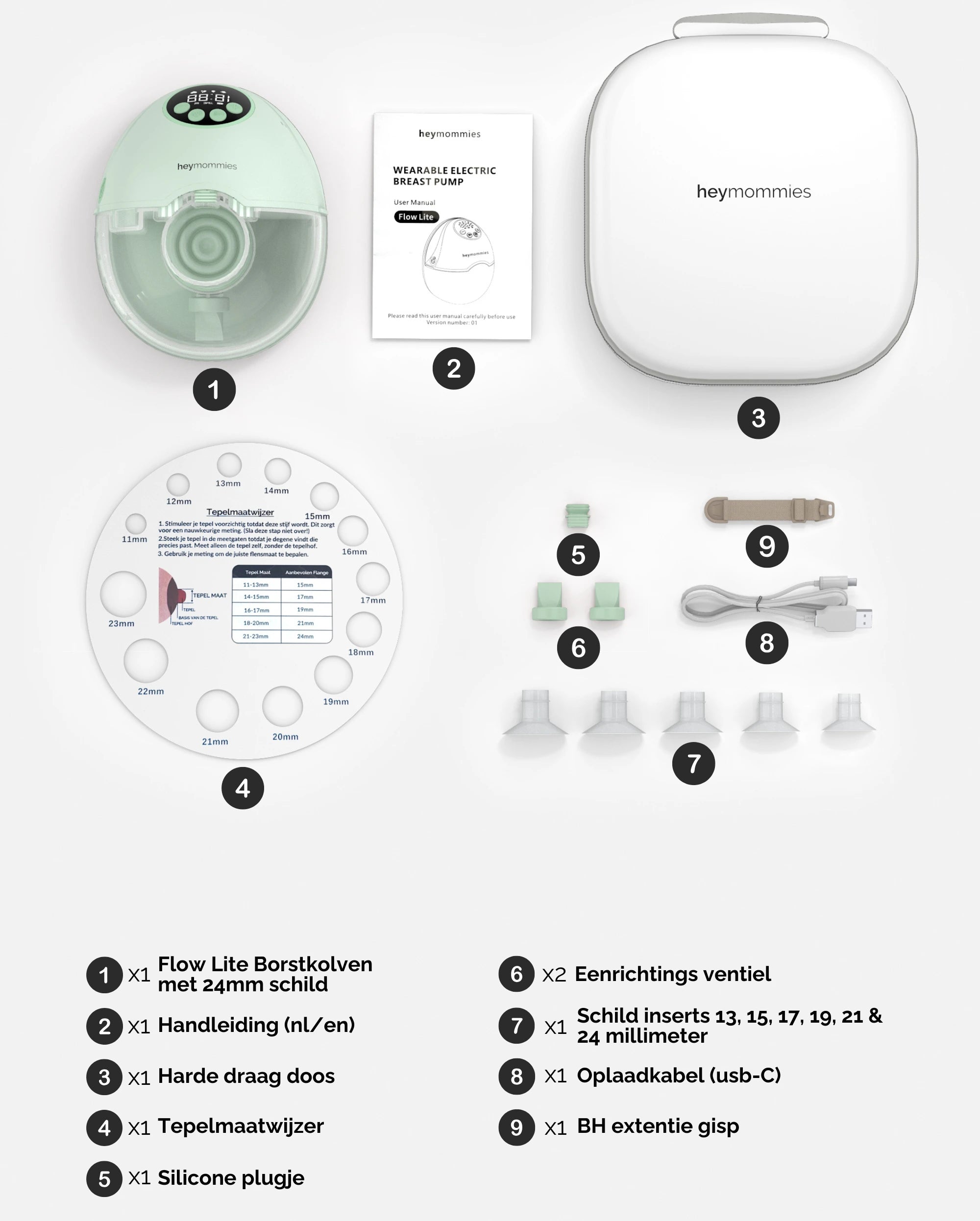 Wearable Breastpump - Heymommies Flow Lite