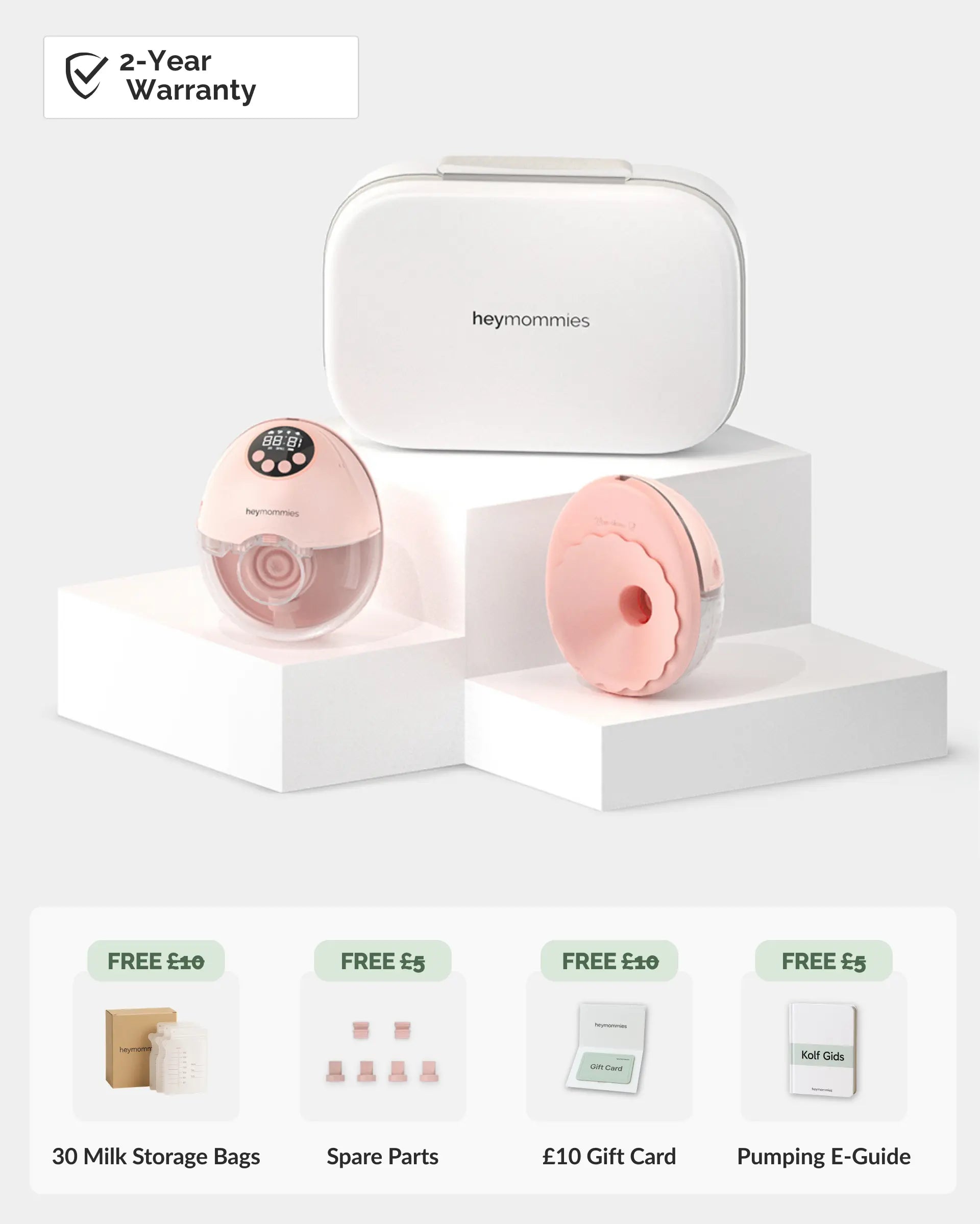 Wearable Breastpump - Heymommies Flow Lite